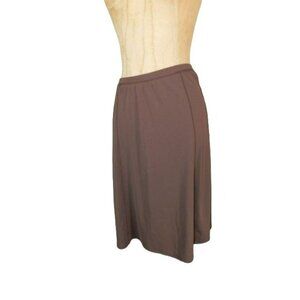Sigrid Olsen Size M Medium Brown Classic  Designer Skirt